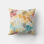 幾何カラフルの クッション (裏面)