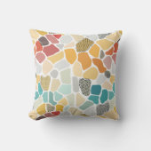 幾何カラフルの クッション (正面)