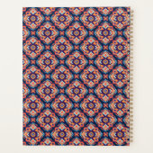 幾何カラフルアステカパターン プランナー手帳 (裏面)