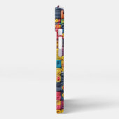 幾何カラフルカオス_電話ケース iPhoneケース (左側面)