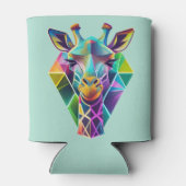 幾何カラフルキリン頭 缶クーラー (裏面)