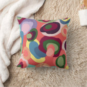 幾何カラフルデザイン クッション (ブランケット)