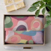 幾何カラフルデザイン 薄葉紙 (ギフト)