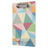 幾何カラフルパタモダンーン クリップボード (左)