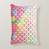 幾何カラフルパターンの アクセントクッション (正面(垂直))