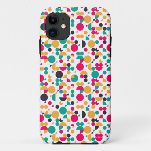 幾何カラフルパターンデザイン Case-Mate iPhoneケース (裏面)