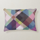 幾何カラフルパターン アクセントクッション (正面)