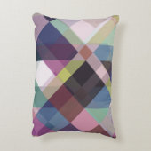 幾何カラフルパターン アクセントクッション (裏面(縦))