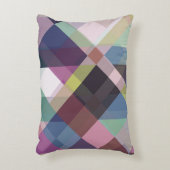 幾何カラフルパターン アクセントクッション (正面(垂直))