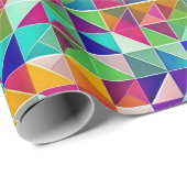 幾何カラフルパターン ラッピングペーパー (ロールコーナー)