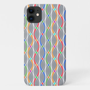 幾何カラフルパターン iPhone 11 ケース