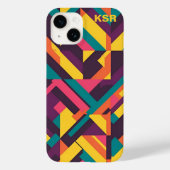 幾何カラフルパターン Case-Mate iPhoneケース (裏面)