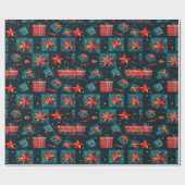 幾何カラフルフェスティバル包み紙 ラッピングペーパー (フラット)