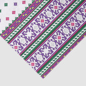 幾何カラフルフォークアートデザイン(花あり) 薄葉紙 (詳細)