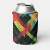 幾何カラフルモザイク模様 缶クーラー (缶裏面)