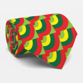 幾何カラフルモダンアーチパターン ネクタイ (ロール)