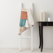 幾何カラフルモダンタイルのテクスチャパターン シェルパブランケット (インサイチュ)