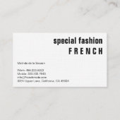 幾何カラフルモダンデザイン 名刺 (裏面)