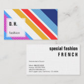 幾何カラフルモダンデザイン 名刺 (正面/裏面)