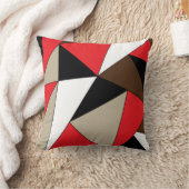 幾何カラフルモダン図形 クッション (ブランケット)