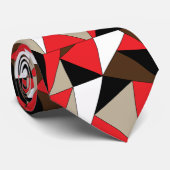 幾何カラフルモダン図形 ネクタイ (ロール)