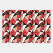 幾何カラフルモダン図形 ラッピングペーパーシート (正面)