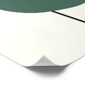 幾何カラフルモダン抽象芸術アート ポスター (角)