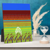 幾何カラフルモチーフプリント フォトプラーク (側面)