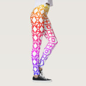 幾何カラフルレギンス レギンス (右)