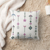 幾何カラフル図形パターン22 クッション (ブランケット)