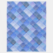 幾何カラフル図形パターン41 フリースブランケット (正面)