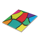幾何カラフル図形 タイル (側面)