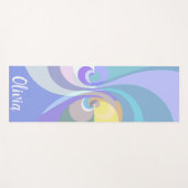 幾何カラフル形ヨガパーソナライズされたマット ヨガマット (正面(横))