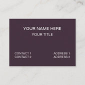 幾何カラフル抽象芸術パターン 名刺 (裏面)