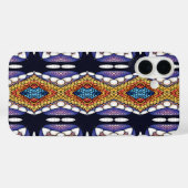 幾何カラフル抽象芸術パターン Case-Mate iPhoneケース (裏面 (横))