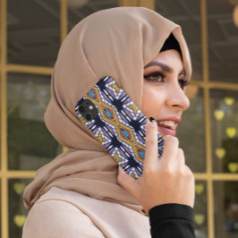 幾何カラフル抽象芸術パターン iPhone 16 PLUSケース