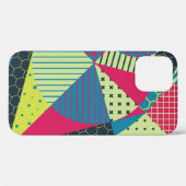 幾何カラフル抽象芸術ヴィンテージデザイン Case-Mate iPhoneケース (裏面 (横))