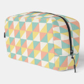 幾何カラフル抽象芸術三角形パターン ドップキット (右コーナー)