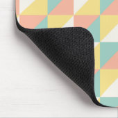 幾何カラフル抽象芸術三角形パターン マウスパッド (コーナー)