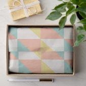 幾何カラフル抽象芸術三角形パターン 薄葉紙 (ギフト)