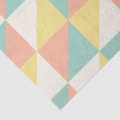 幾何カラフル抽象芸術三角形パターン 薄葉紙 (詳細)