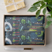 幾何カラフル抽象芸術図形パターン 薄葉紙 (ギフト)