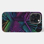 幾何カラフル抽象芸術 iPhoneケース (裏面横)
