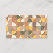 幾何カラフル模様名刺 名刺 (正面)