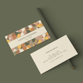 幾何カラフル模様 名刺