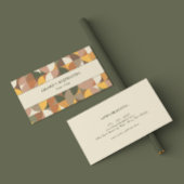 幾何カラフル模様 名刺