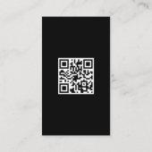 幾何カラフル球 | QRコード 名刺 (裏面)