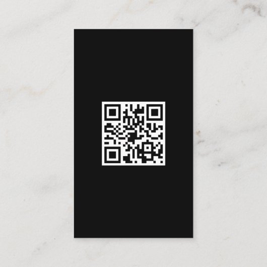 幾何カラフル球 | QRコード 名刺 (裏面)