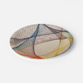 幾何カラフル紙プレート ペーパープレート (アングル)