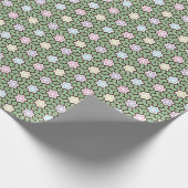 幾何カラフル花園 ラッピングペーパー (角)